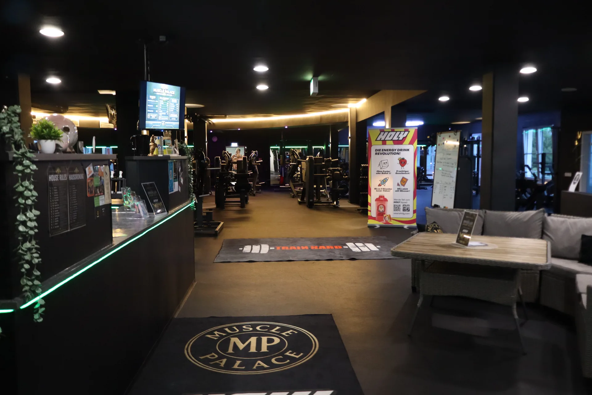 Lounge im Muscle Palace Berlin